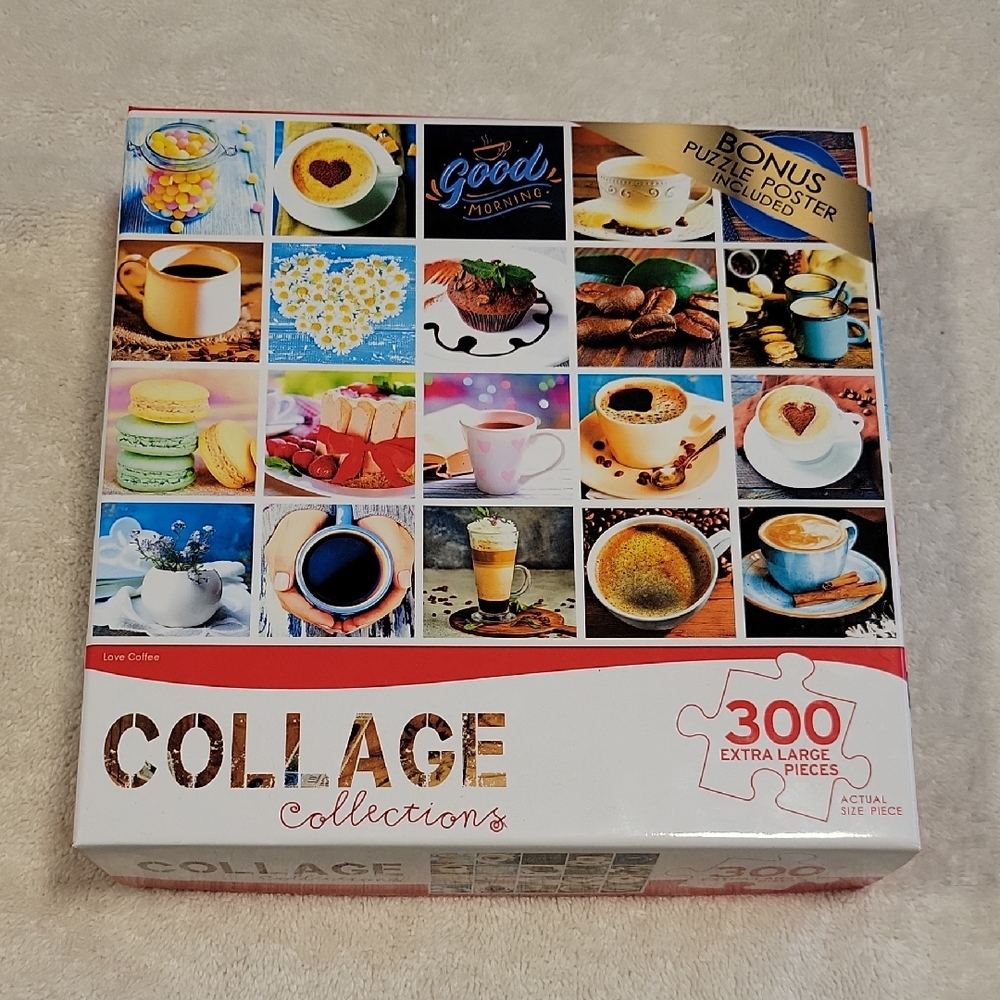 Collage Collections "Good Morning" 300-Piece Puzzle, New/sealed